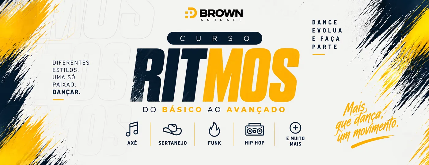 Curso Ritmos, do básico ao avançado, com Brown Andrade
